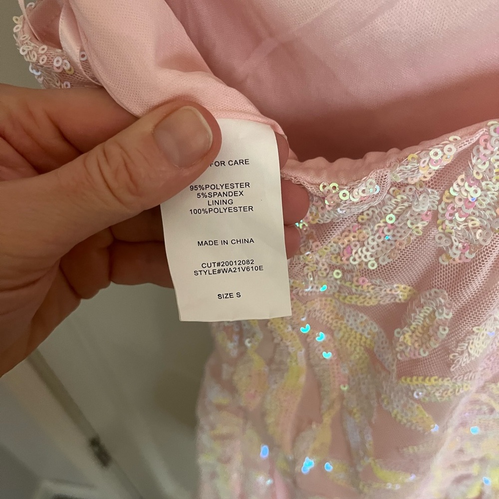 Windsor Pink Sequin Mini Dress- never worn - Picture 4 of 4